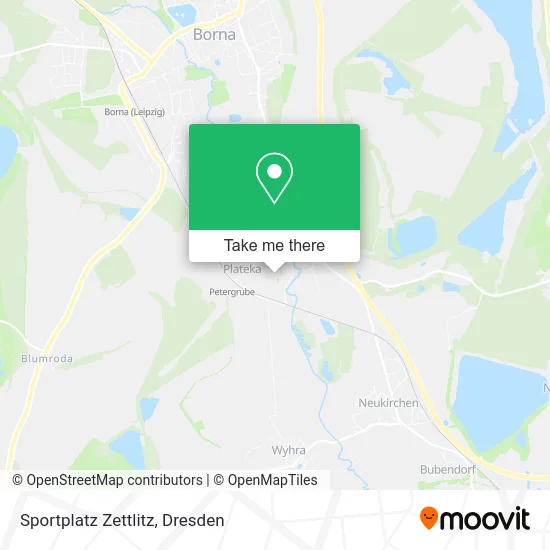 Карта Sportplatz Zettlitz