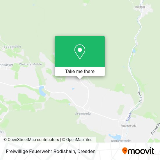 Карта Freiwillige Feuerwehr Rodishain