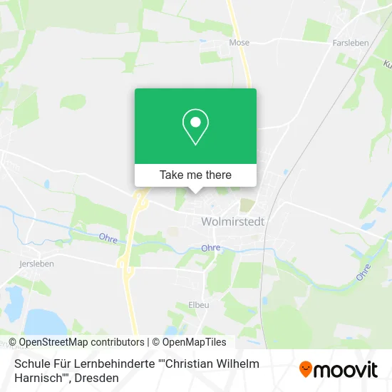 Карта Schule Für Lernbehinderte ""Christian Wilhelm Harnisch""
