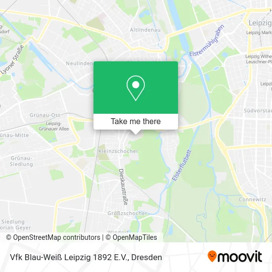 Карта Vfk Blau-Weiß Leipzig 1892 E.V.