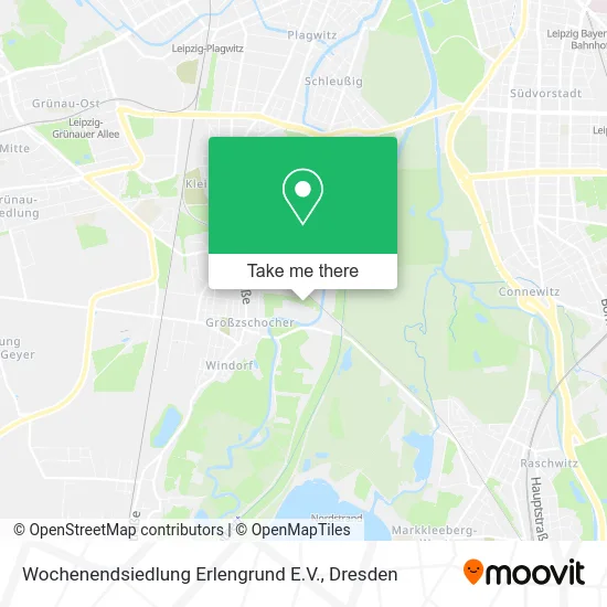 Карта Wochenendsiedlung Erlengrund E.V.