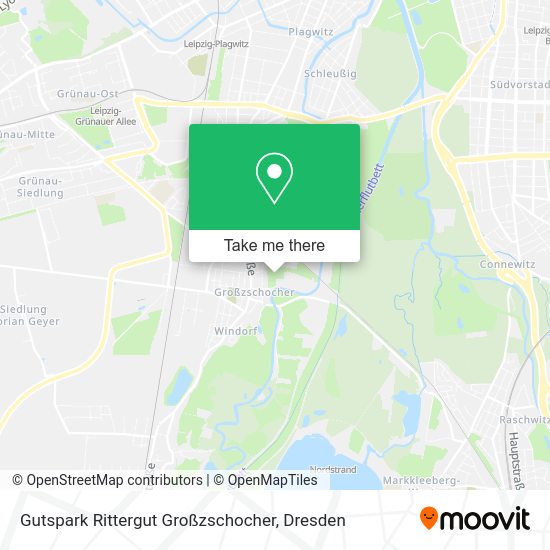 Карта Gutspark Rittergut Großzschocher