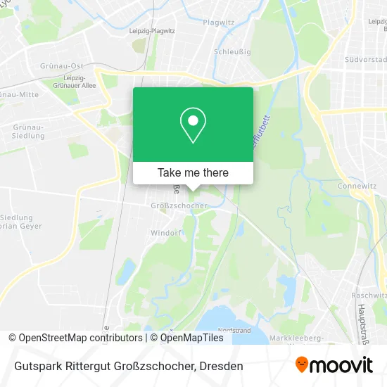Карта Gutspark Rittergut Großzschocher