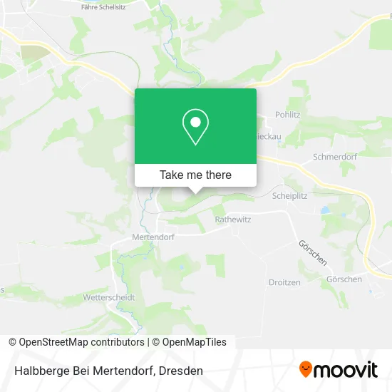 Карта Halbberge Bei Mertendorf