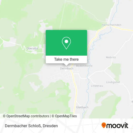 Карта Dermbacher Schloß