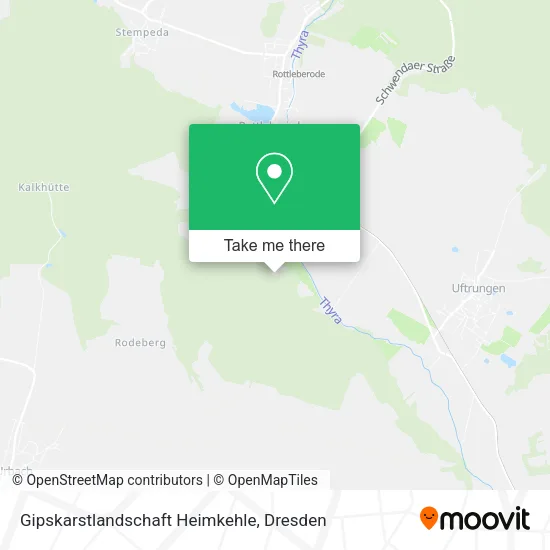 Карта Gipskarstlandschaft Heimkehle