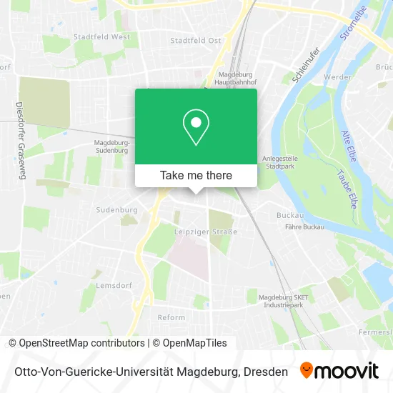 Карта Otto-Von-Guericke-Universität Magdeburg