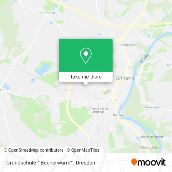 Карта Grundschule ""Bücherwurm""