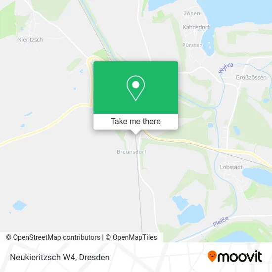 Карта Neukieritzsch W4
