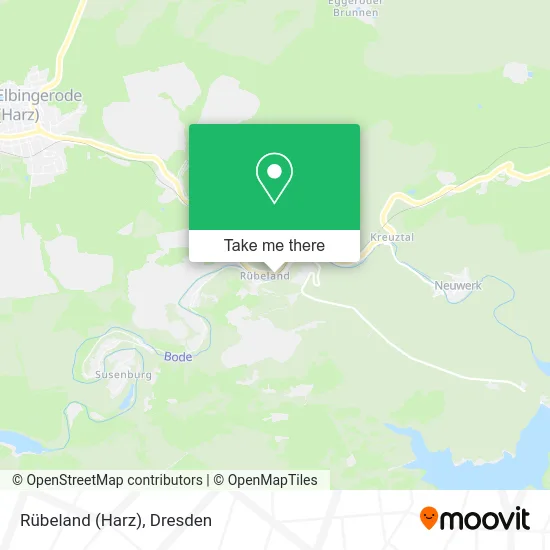 Карта Rübeland (Harz)