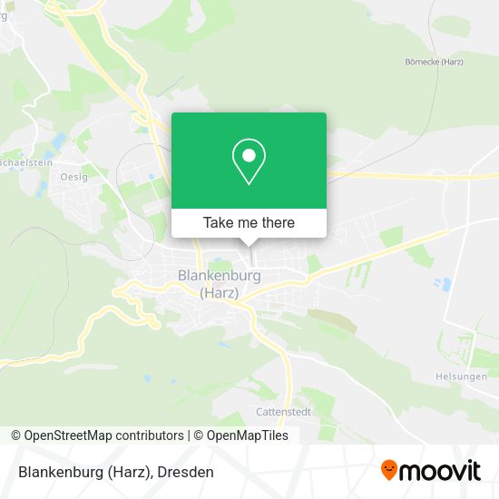 Карта Blankenburg (Harz)