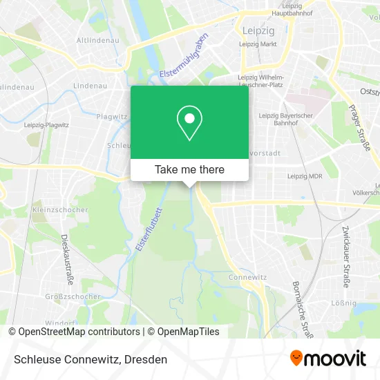 Карта Schleuse Connewitz