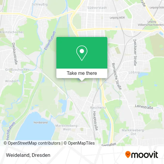 Карта Weideland