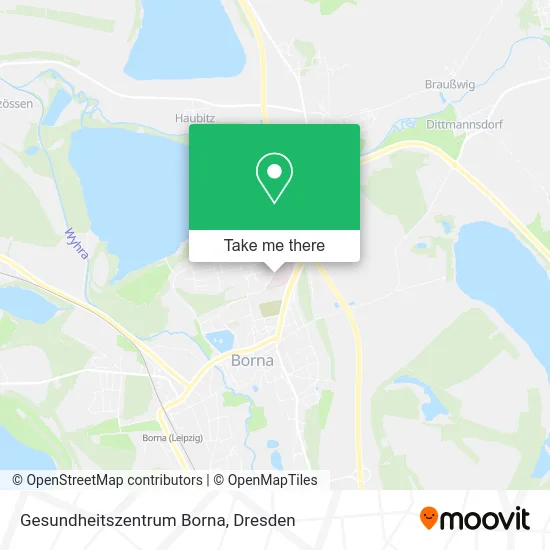 Карта Gesundheitszentrum Borna