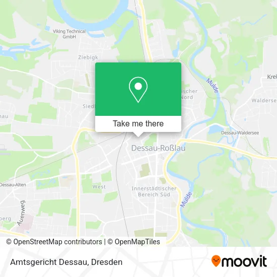 Карта Amtsgericht Dessau