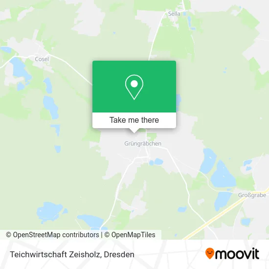 Карта Teichwirtschaft Zeisholz