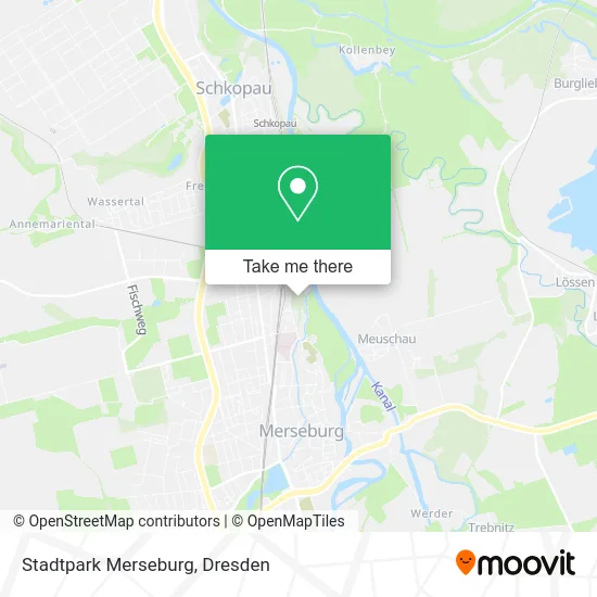 Карта Stadtpark Merseburg