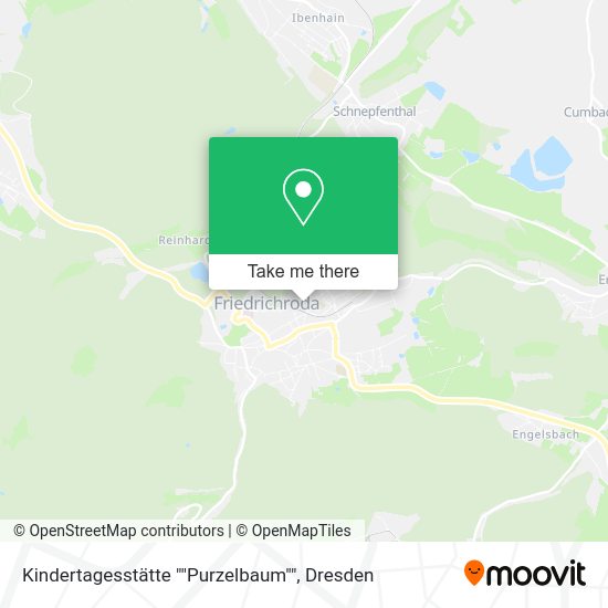 Карта Kindertagesstätte ""Purzelbaum""