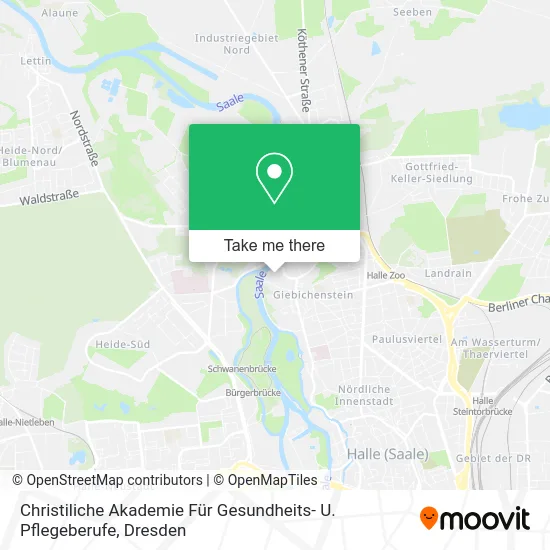 Карта Christiliche Akademie Für Gesundheits- U. Pflegeberufe