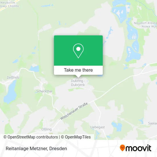 Карта Reitanlage Metzner