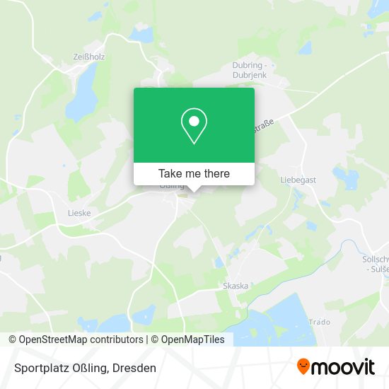 Карта Sportplatz Oßling