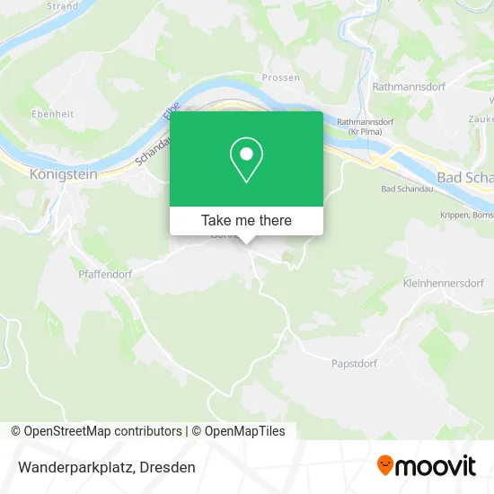 Карта Wanderparkplatz