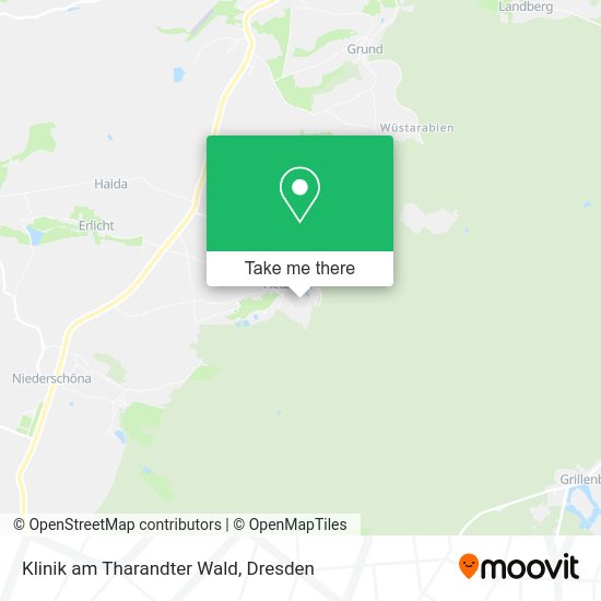 Карта Klinik am Tharandter Wald