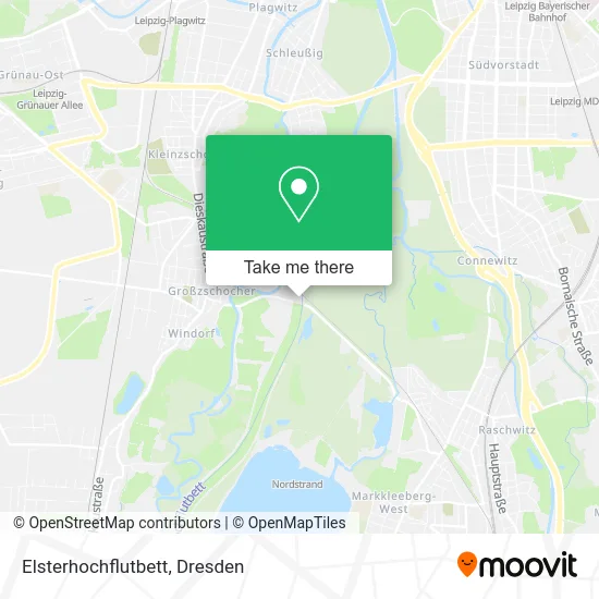 Карта Elsterhochflutbett