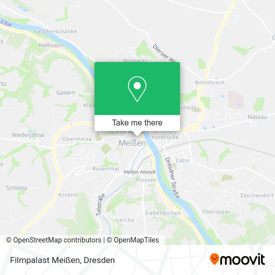 Карта Filmpalast Meißen