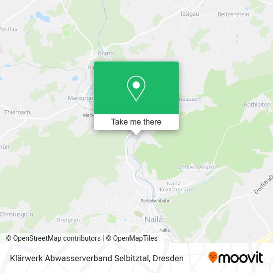 Карта Klärwerk Abwasserverband Selbitztal