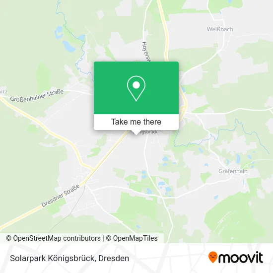 Карта Solarpark Königsbrück