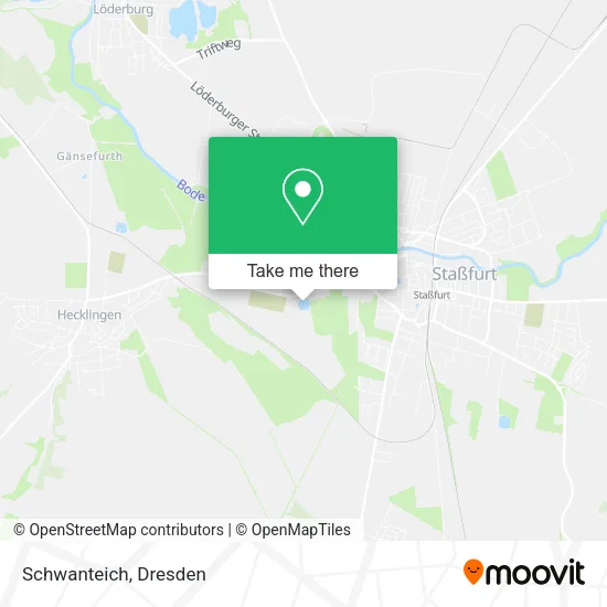 Карта Schwanteich