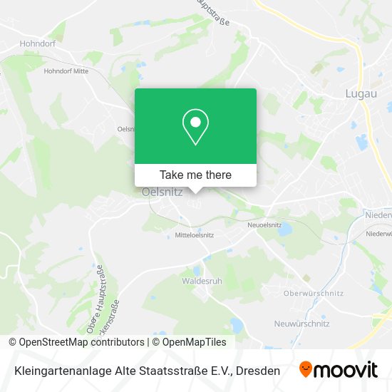 Карта Kleingartenanlage Alte Staatsstraße E.V.