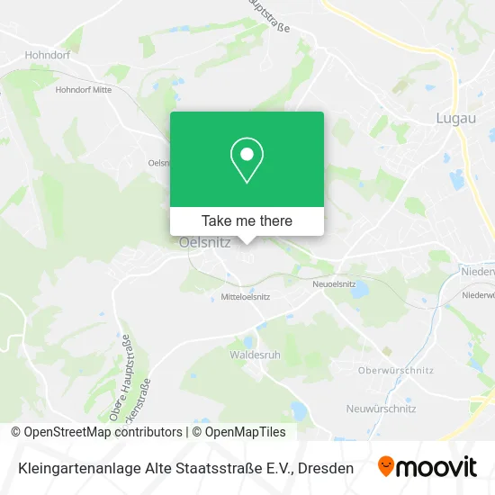 Карта Kleingartenanlage Alte Staatsstraße E.V.