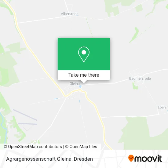 Agrargenossenschaft Gleina map