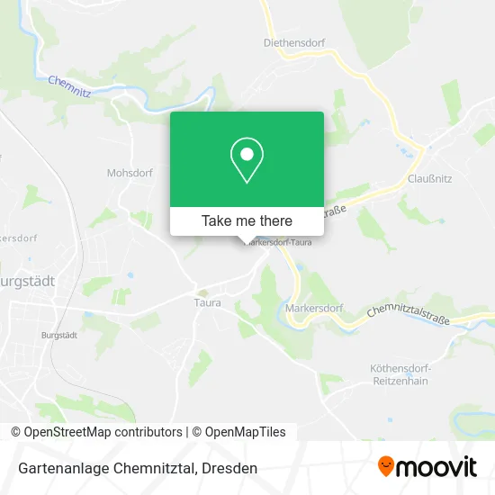 Карта Gartenanlage Chemnitztal