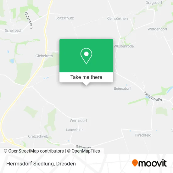 Карта Hermsdorf Siedlung