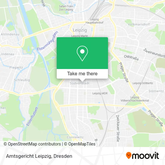 Карта Amtsgericht Leipzig