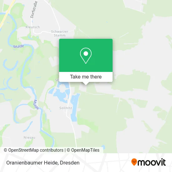 Карта Oranienbaumer Heide