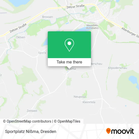 Карта Sportplatz Nißma