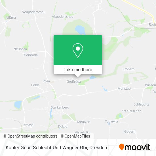 Карта Köhler Gebr. Schlecht Und Wagner Gbr