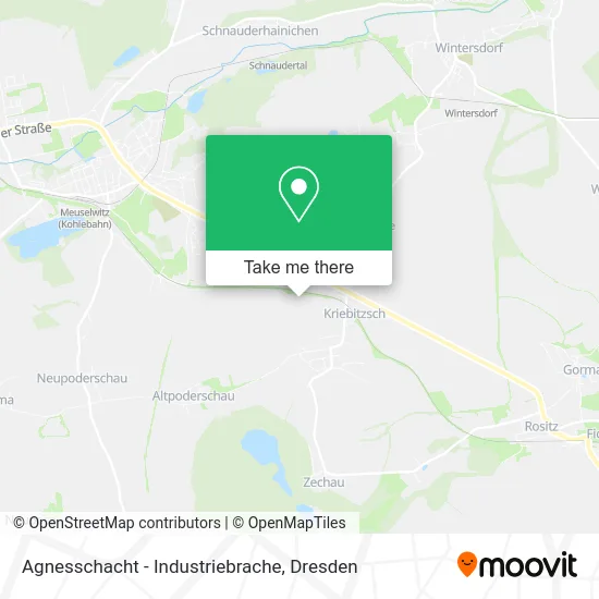 Agnesschacht - Industriebrache map