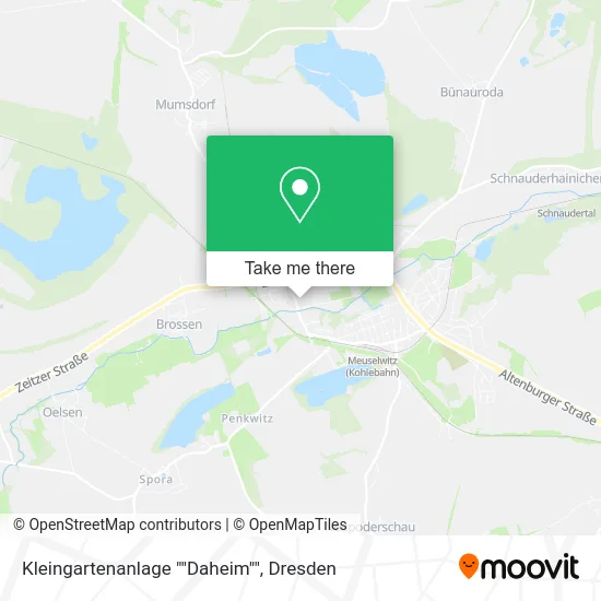 Карта Kleingartenanlage ""Daheim""