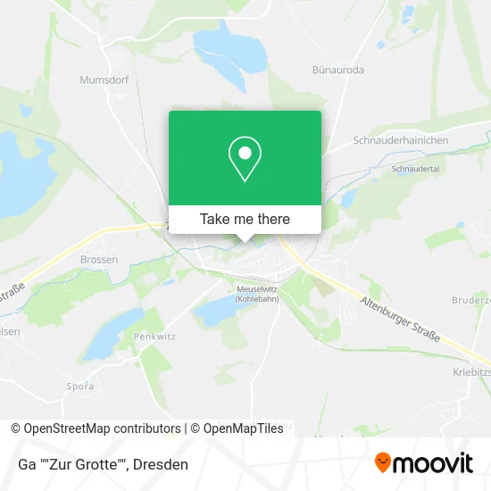 Карта Ga ""Zur Grotte""