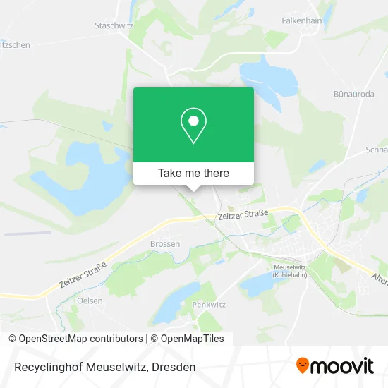 Карта Recyclinghof Meuselwitz