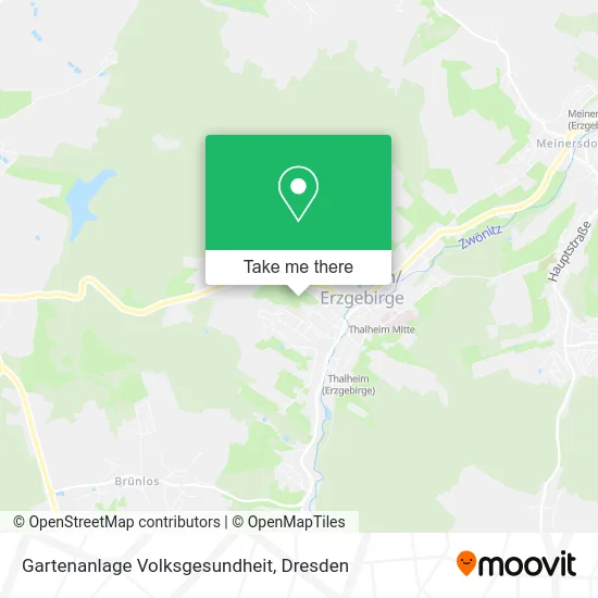 Карта Gartenanlage Volksgesundheit