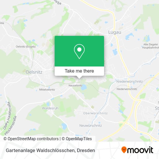 Карта Gartenanlage Waldschlösschen