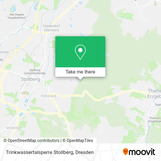 Карта Trinkwassertalsperre Stollberg