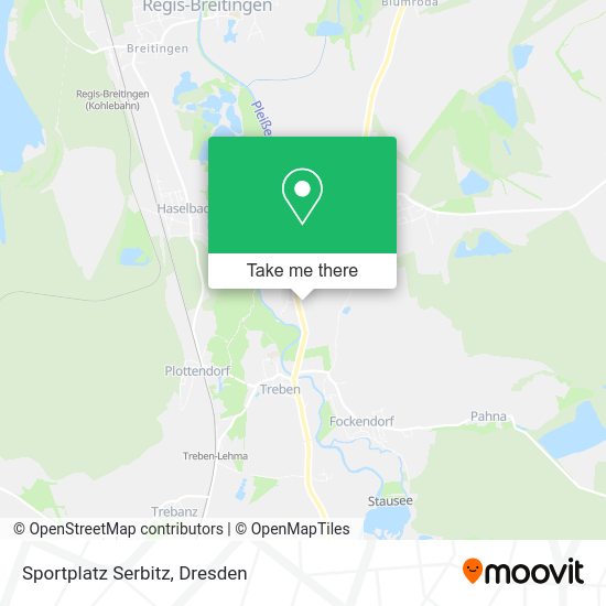 Карта Sportplatz Serbitz