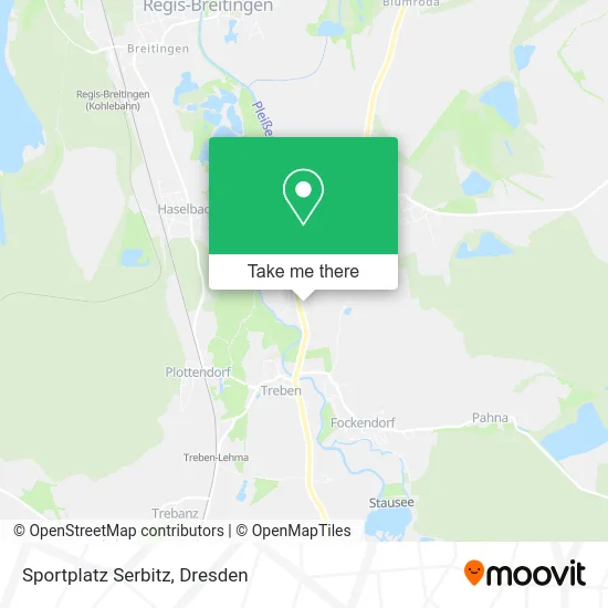 Карта Sportplatz Serbitz